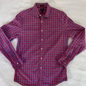 J.Crew Flex Washed Slim Oxford Casual Shirt